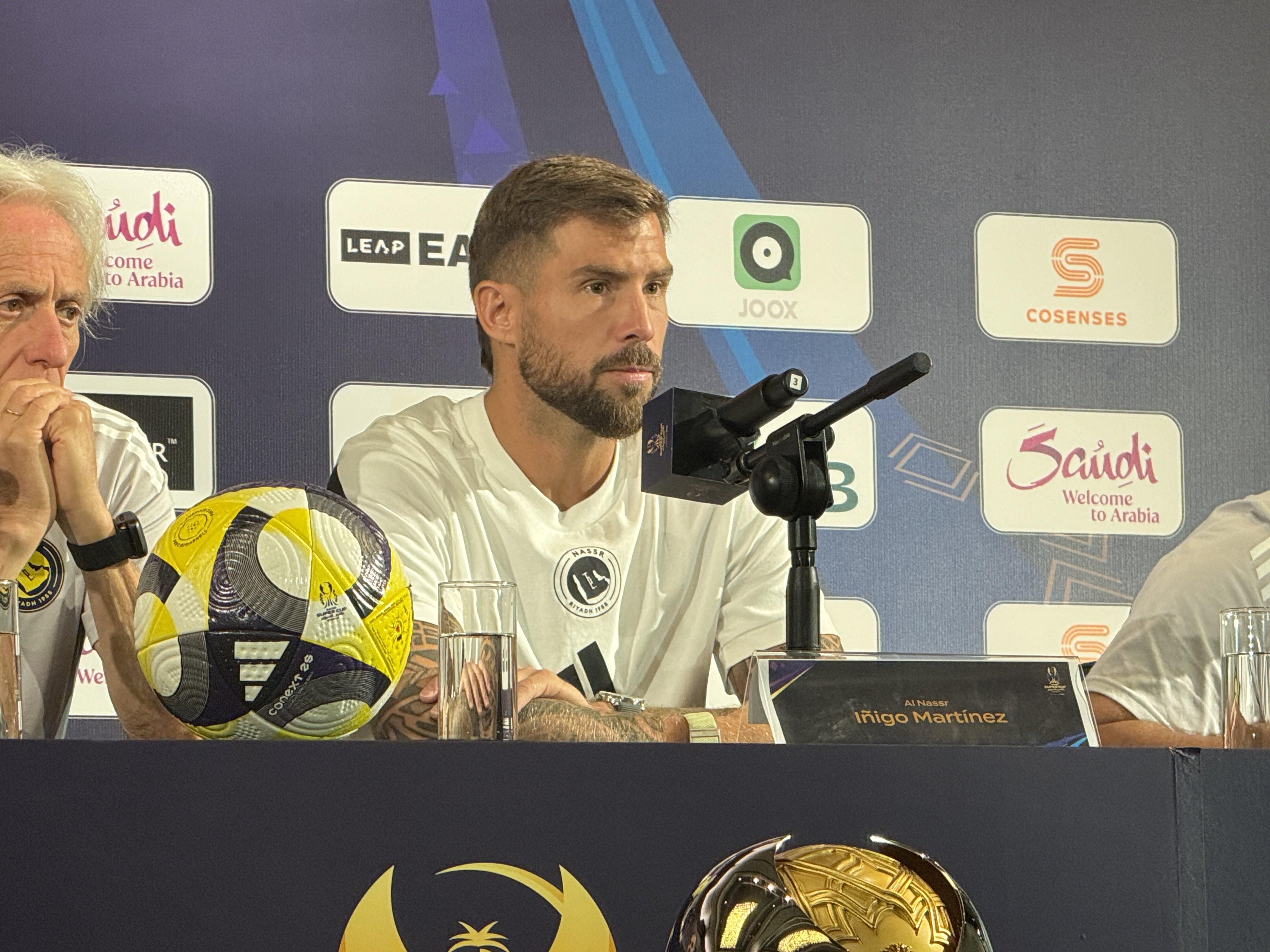 伊尼戈：能代表胜利踢球非常自豪；我们会全力以赴赢下决赛